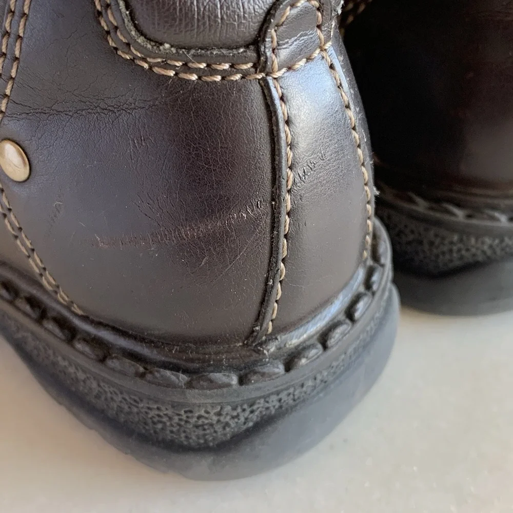 VTG Y2K 90's Chunky Toddler‎ Boots Sneakers Size 5 Kids Brown TKS Grunge